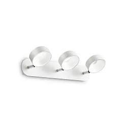 LED wall / ceiling luminaire OBY, 3 flames, 18W 3000K 1200lm, adjustable, white