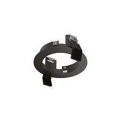 Spring clip mountiung frame for LED recessed spot DYNAMIC, round, Ø 9.5cm, black