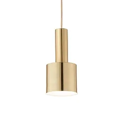 Pendant luminaire HOLLY, 1 flame, Ø 12cm, E27, brushed brass