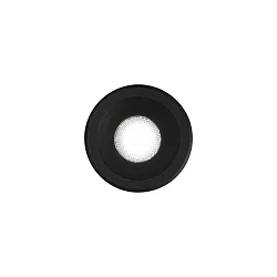 Recessed LED spot VIRUS, IP20, Ø 4cm, 3W 3000K 210lm 20°, CRi >90, black / black