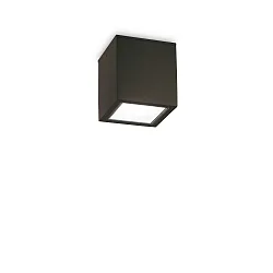 outdoor ceiling luminaire TECHO PL1 D09 SQUARE square GU10 IP54, black