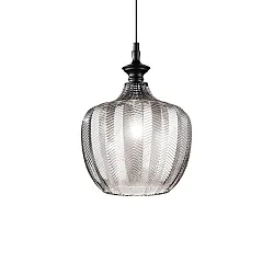 pendant luminaire LORD adjustable E27 IP20, smoky colour