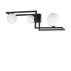 ceiling luminaire ANGOLO PL3 3 flames G9 IP20, black