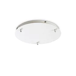 canopy ROUND STANDARD Ø 30CM 3-fold, round, white matt