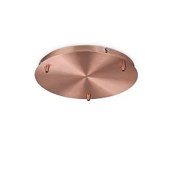 canopy ROUND STANDARD Ø 30CM 3-fold, round, copper, burnished