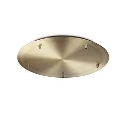canopy ROUND STANDARD Ø 46CM 5-fold, round, brass, burnished