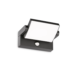 outdoor wall luminaire SWIPE AP PIR with sensor, tiltable, with diffuser IP54, anthracite 