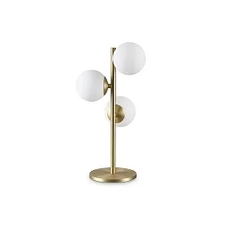 table lamp PERLAGE 3 flames G9 IP20, satined brass 
