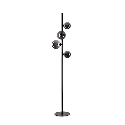 floor lamp PERLAGE 4 flames G9 IP20, black 