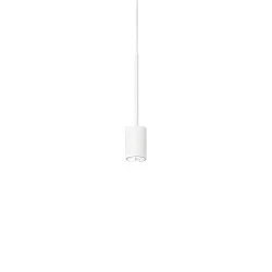 pendant luminaire ARCHIMEDE cylindrical IP20, white 