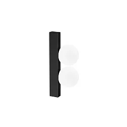 wall luminaire PING PONG IP20, black 
