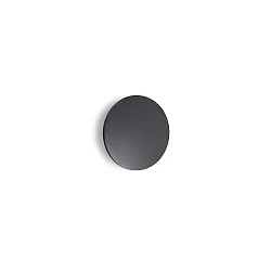 outdoor wall luminaire PUNTO AP D18 round, indirect, switchable IP54, anthracite, mat 