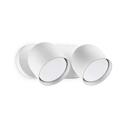 wall luminaire DODO 2 flames GX53 IP20, white dimmable