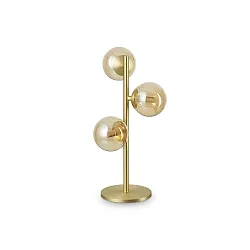 table lamp PERLAGE 3 flames G9 IP20, satined brass 