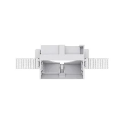 recessed housing ZEUS square, white