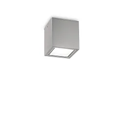 outdoor ceiling luminaire TECHO PL1 D09 SQUARE square GU10 IP54, grey
