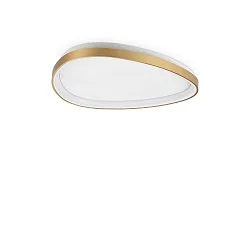 ceiling luminaire GEMINI 61 on/off IP20, brushed brass 