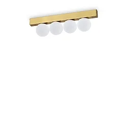 ceiling luminaire PING PONG IP20, brushed brass 