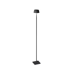battery floor lamp PURE IP54, black dimmable