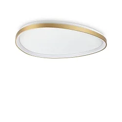 ceiling luminaire GEMINI 81 DALI controllable IP20, brushed brass dimmable