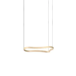 pendant luminaire WAVES-1 SP direct, switchable IP20, gold matt 