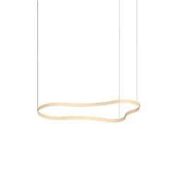 pendant luminaire WAVES-3 SP direct, switchable IP20, white matt 