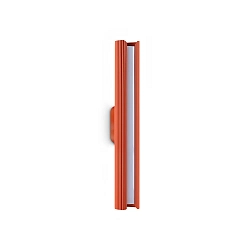 wall luminaire DORICA AP1 on/off, fluted IP20, orange 