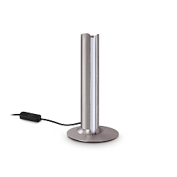 table lamp DORICA TL1 smooth, with switch, with touch dimmer IP20, brushed bronze dimmable