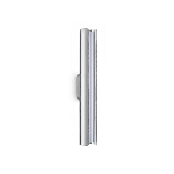 wall luminaire DORICA AP1 smooth, on/off IP20, steel brushed 