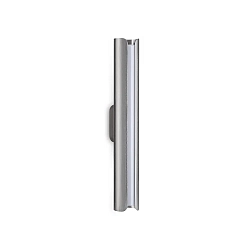 wall luminaire DORICA AP1 smooth, on/off IP20, grey matt 