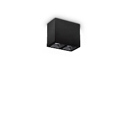 surface downlight LIKA PL SURFACE D07 2 flames, on/off, UGR < 16 IP20, black matt 