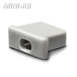 Accessory for profile MINI-AB10 - endcap, silver