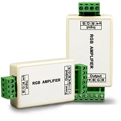 Mini RGB (PWM) amplifier, 3 channel, 12-24V DC, 3x4A