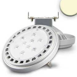 AR111 G53 Spot with lens, 12V AC / DC, 11W 3000K 900lm 4204cd 30°, not dimmable, grey