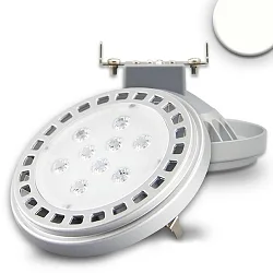 AR111 G53 Spot with lens, 12V AC / DC, 11W 4000K 1010lm 4718cd 30°, not dimmable, grey