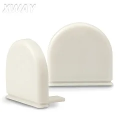 Accessory for profile WING20 with round cover - endcap, silver