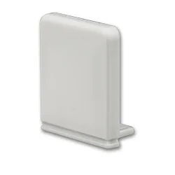 Accessory for profile WING20 with angular cover - endcap, silver