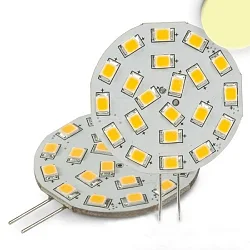 Pin based LED board 21SMD, lateral pin, 12V AC / DC, G4, 3W 3000K 310lm 120°, not dimmable
