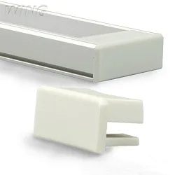 Accessory for profile WING20 SMALL - with flat cover - endcap