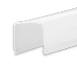 Accessory for profile SURF24(FLAT) / DIVE24(FLAT) - cover COVER11, opal, 65% translucency, 200cm
