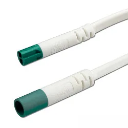 extension cable, green, white