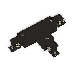 3-phase SERIE S1 - T-connector, N-conductor left, predective connector right, black