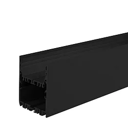 LED profile system LAMP40, powder coated aluminium, 200cm, black