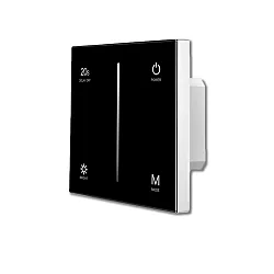 Sys-Pro recessed touch-radio-remote, 1 Zone, 1x0-10V output, 85-265V, black