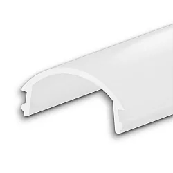 Accessory for profile LOOP13 - cover COVER39, opal / satined, 200cm
