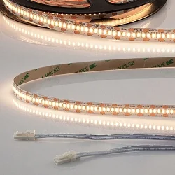 LED CRI930 MiniAMP Flex strip, 12V, 6W, 3000K, both sided 30cm cable with male plug, 250cm