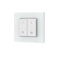Sys-Pro surface mounting touch remote, incl. battery, 2 Zonen, SingleColor dimming