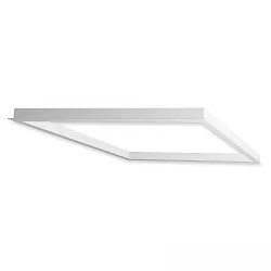 Accessory for LED panel - recessed mounting frame, aluminium, white RAL 9016, panel 625 (62.5 x 62.5cm)