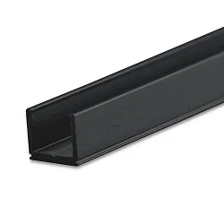 LED surface mount profile SURF6, aluminium, 200cm, black RAL 9005