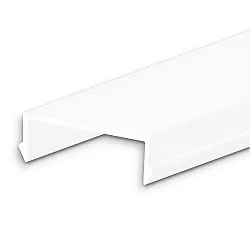 Accessory for profile HIDE SINGLE / DOUBLE / TRIANGLE / ASYNC / ANGLE / BOTTOM - cover COVER50, opal / satined, 200cm